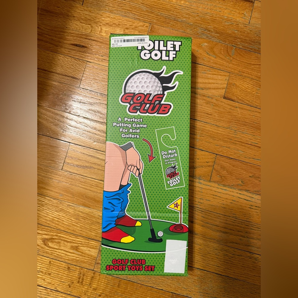 Toilet Golf--Goody Sports Potty Putter Mini Golf Game--NEW